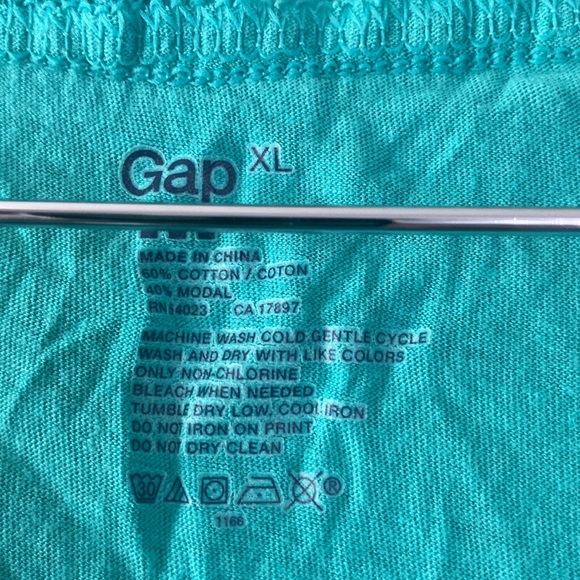 3 For 15🎈GAP Ruffled Neck T Shirt XL - Picture 2 of 4